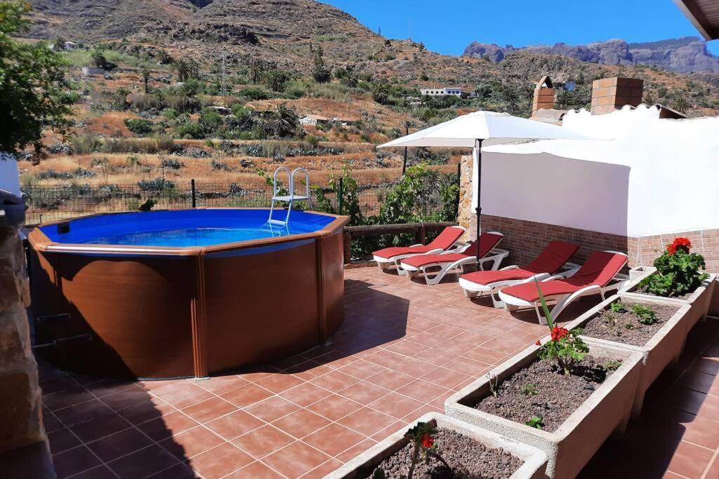 Casa Rural Los Cipreses. Cercados De Arana San Bartolomé エクステリア 写真